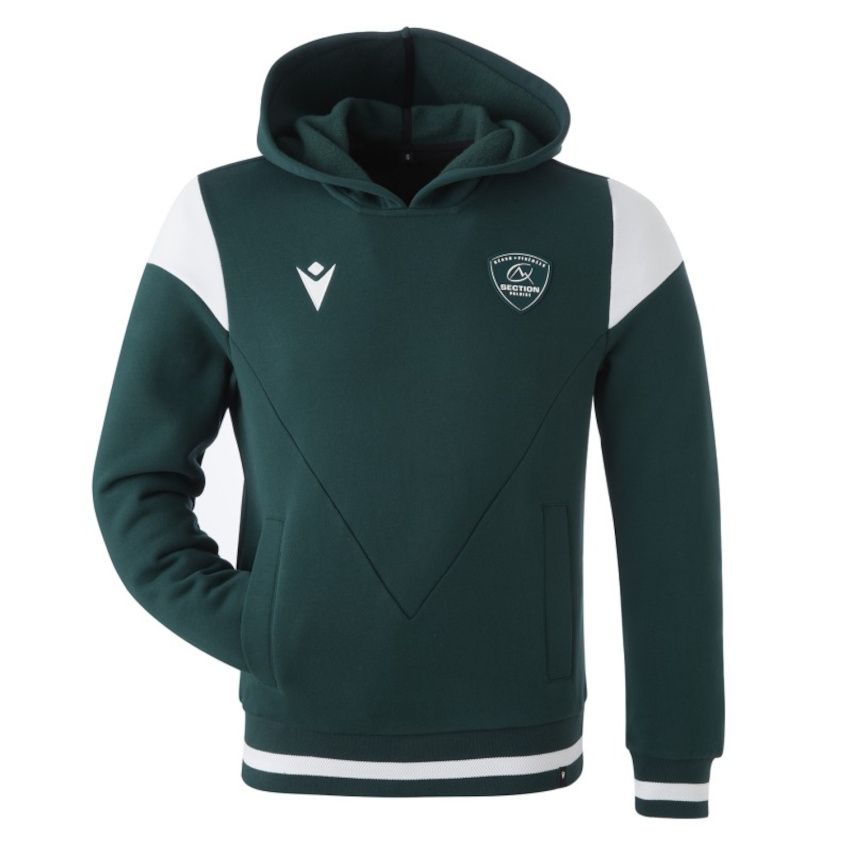 Official Rugby Hoodie Pau Section Paloise 24-25 - MACRON