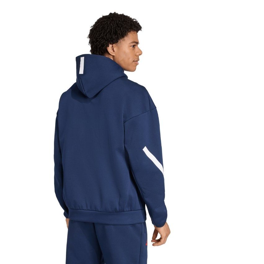 FFR Travel Full Zip Hoody Rugby Zip France 2025/2026 - Adidas