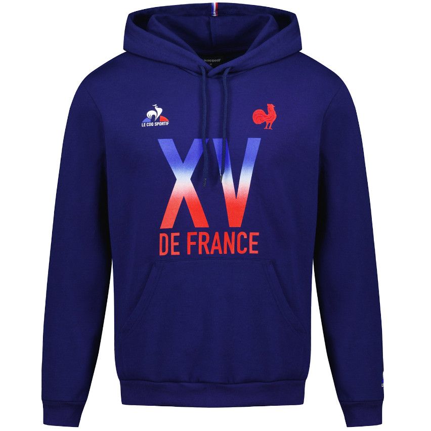 Unisex Blue Fanwear Hoodie - Le Coq Sportif
