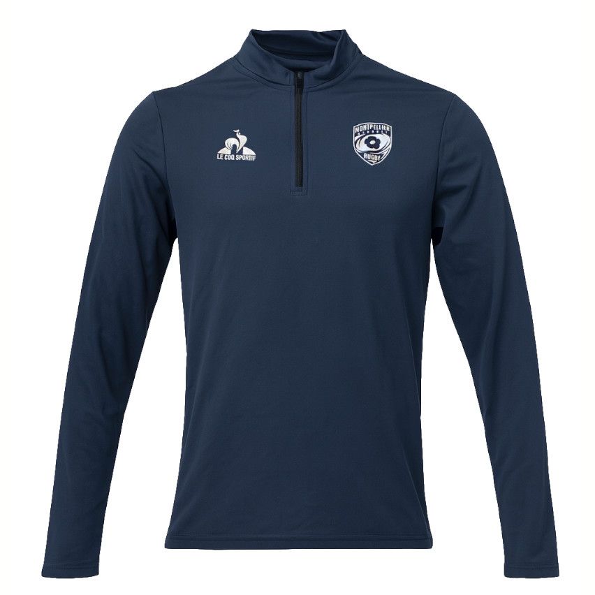 Haut 1/4 Zip Rugby Training Montpellier - Le Coq Sportif