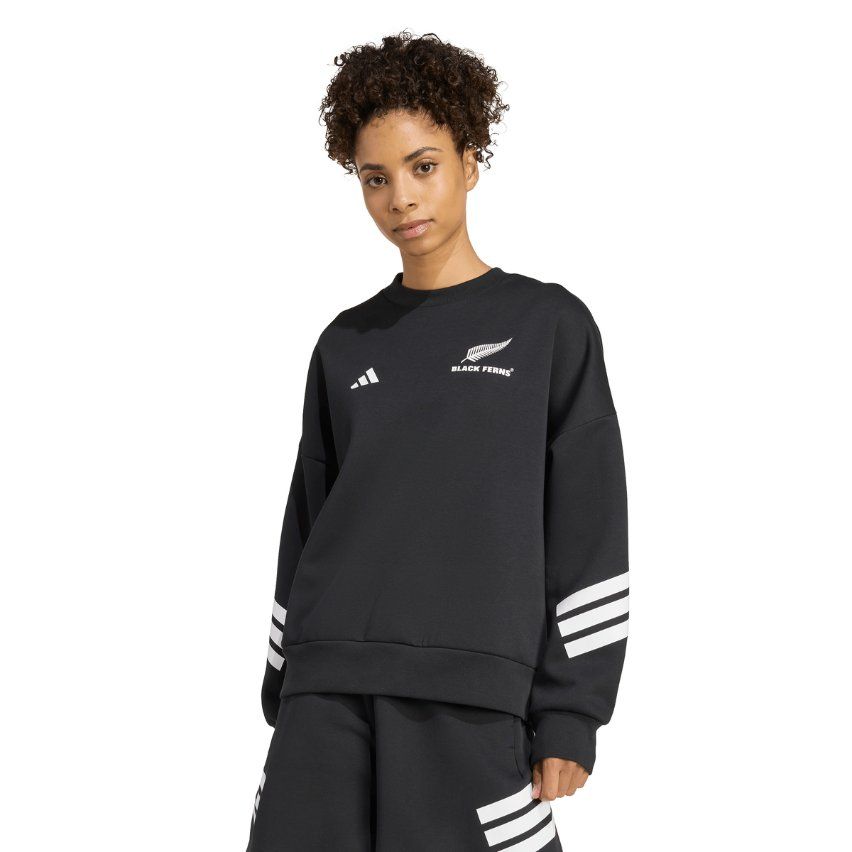 Black Ferns 3-Stripes Rugby Sweat - Adidas
