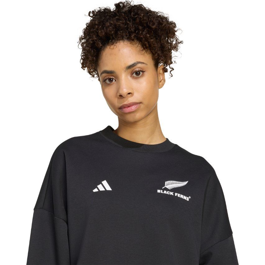 Black Ferns 3-Stripes Rugby Sweat - Adidas