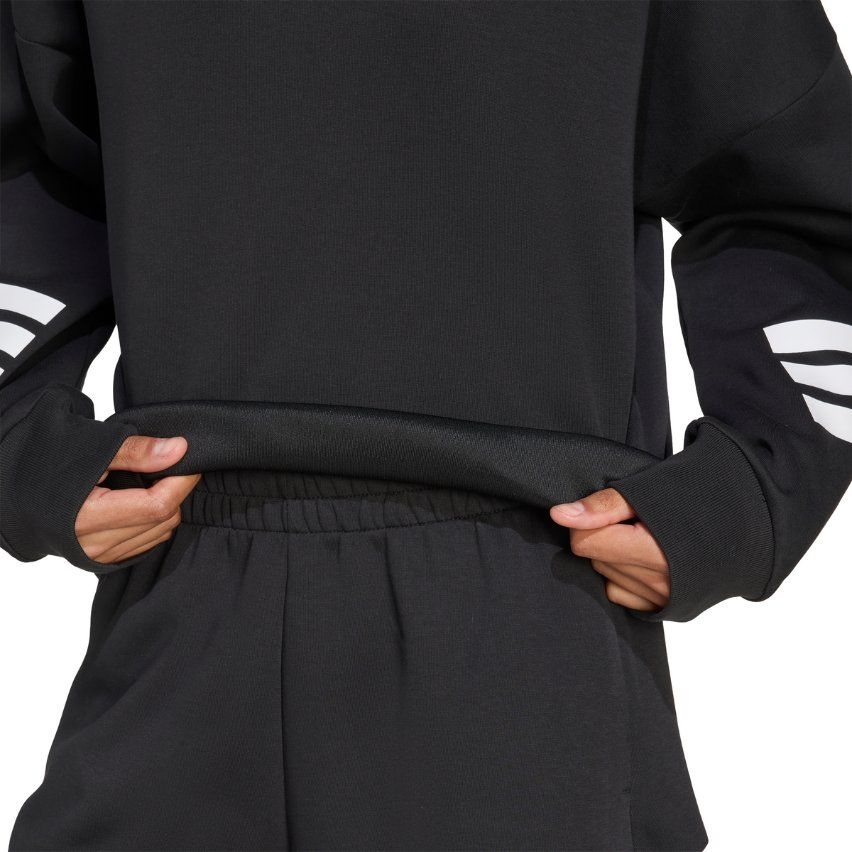 Black Ferns 3-Stripes Rugby Sweat - Adidas