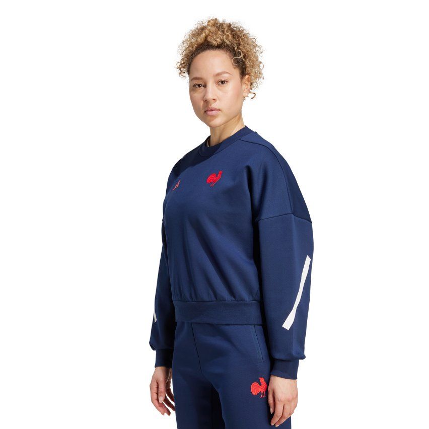France Women's Rugby Travel Sweatshirt 2025/2026 - Adidas