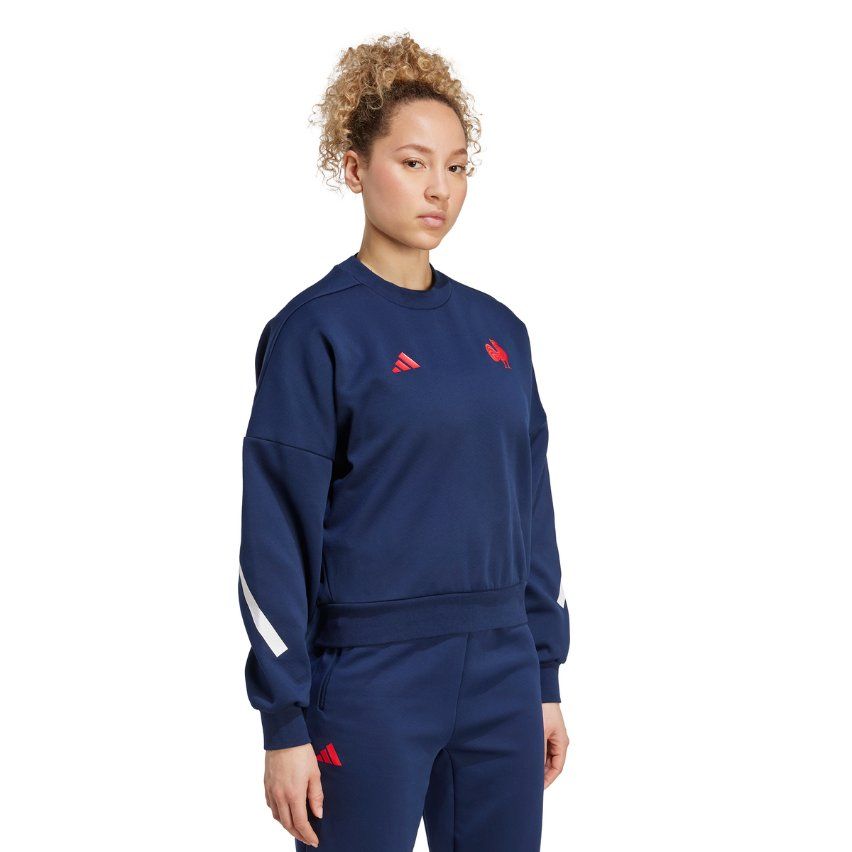France Women's Rugby Travel Sweatshirt 2025/2026 - Adidas