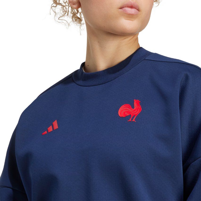 France Women's Rugby Travel Sweatshirt 2025/2026 - Adidas