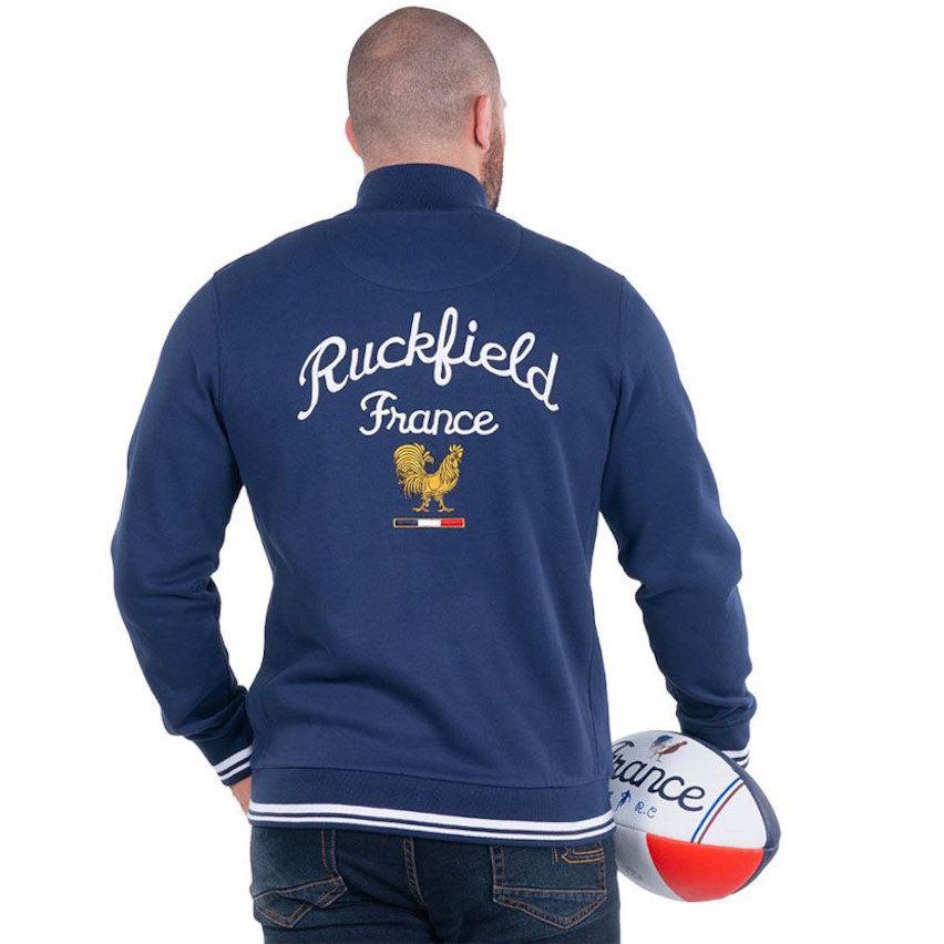 France Rugby Navy Blue Sweatshirt - Ruckfield