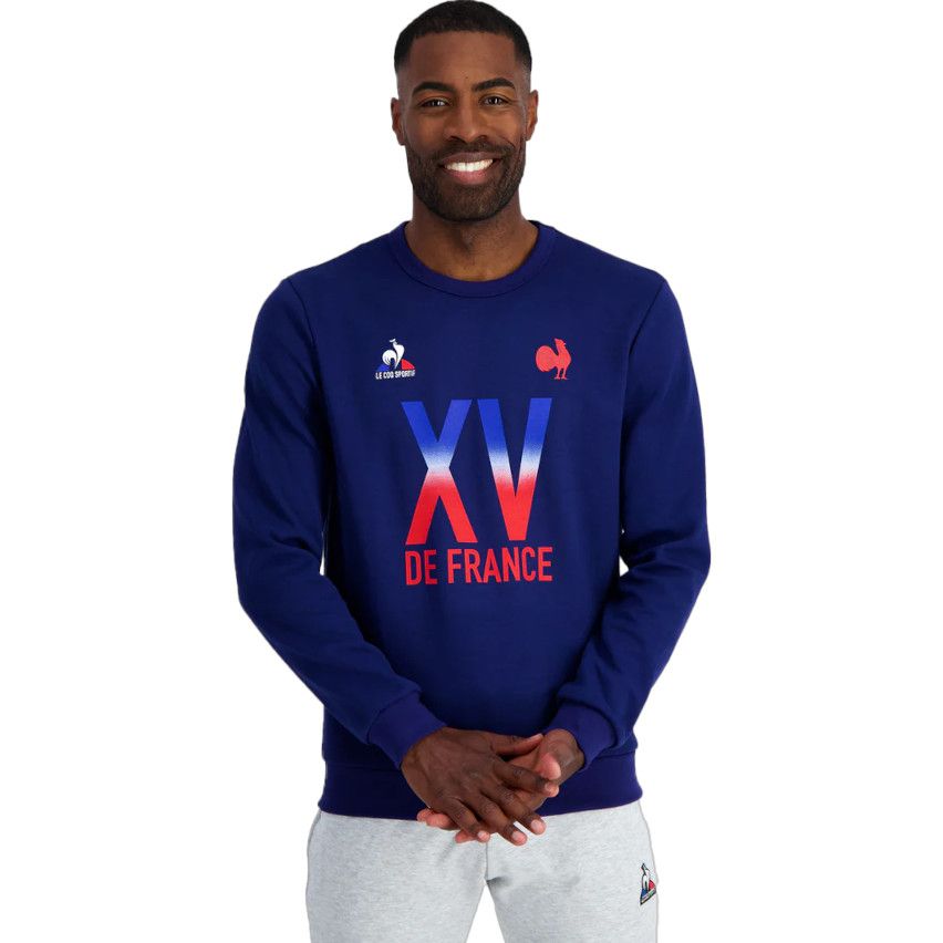 France Blue Rugby Fanwear Sweat - Le Coq Sportif