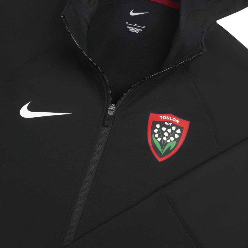 RC Toulon Rugby Jacket 2024/2025 Black - Nike