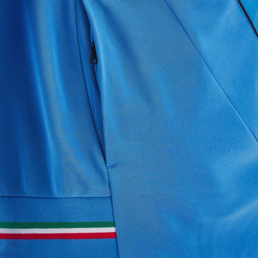 Rugby Italy Travel Zip Sweatshirt 2024-25 - Macron