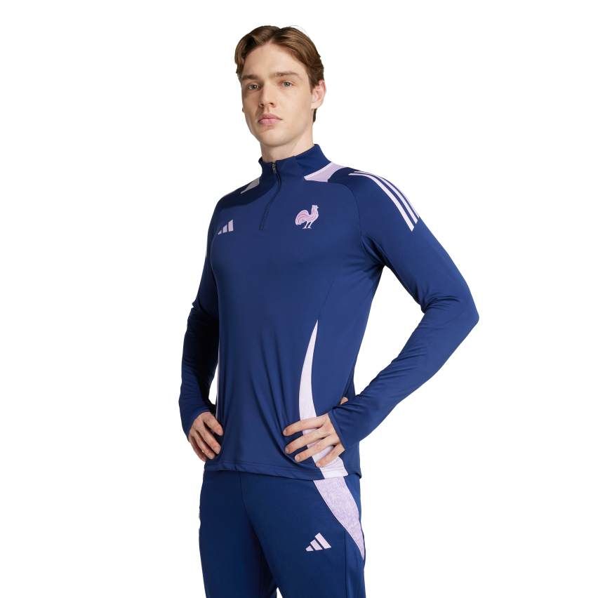 France 2025/2026 FFR Training Rugby Track Top - Adidas