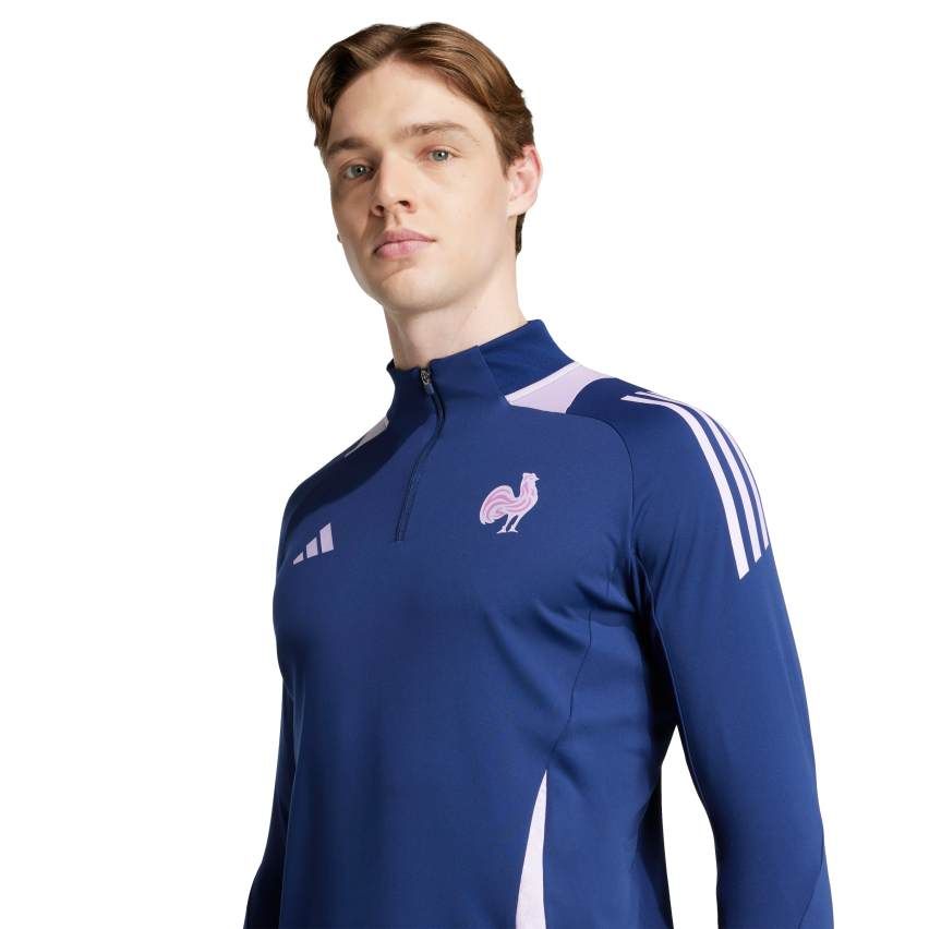 France 2025/2026 FFR Training Rugby Track Top - Adidas