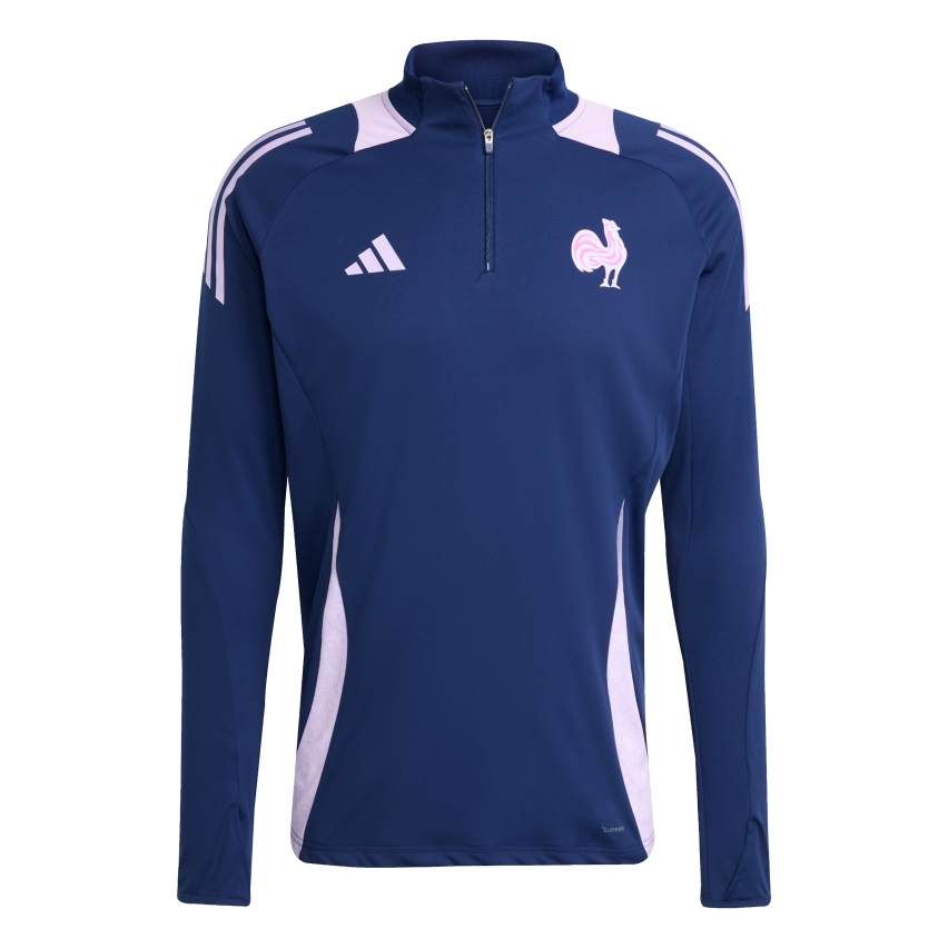 France 2025/2026 FFR Training Rugby Track Top - Adidas