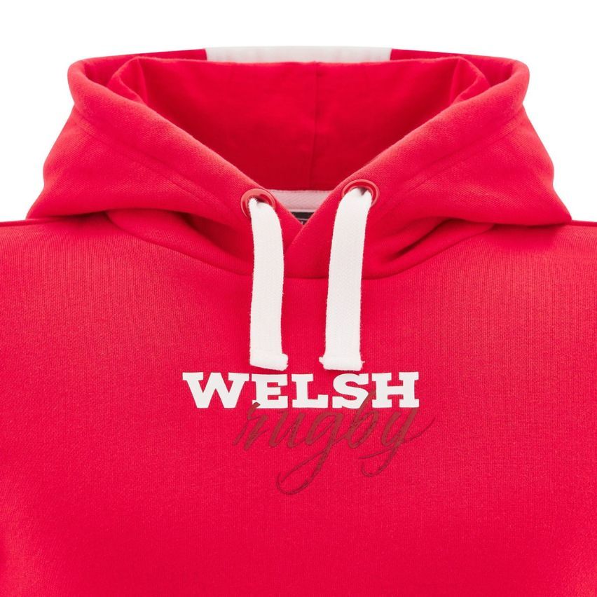 Sweat à Capuche Rugby Cotton Fan Supporter Pays de Galles 2025/2026 - Macron