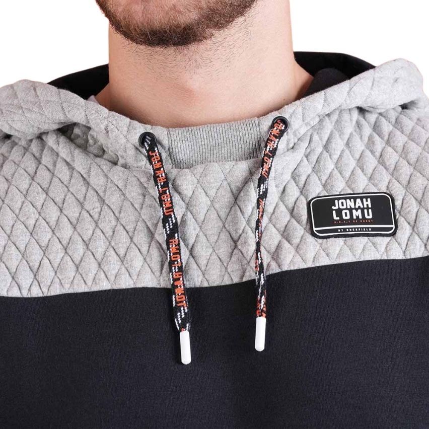 Sleeveless Rugby Hoodie Jonah Lomu Black - Ruckfield