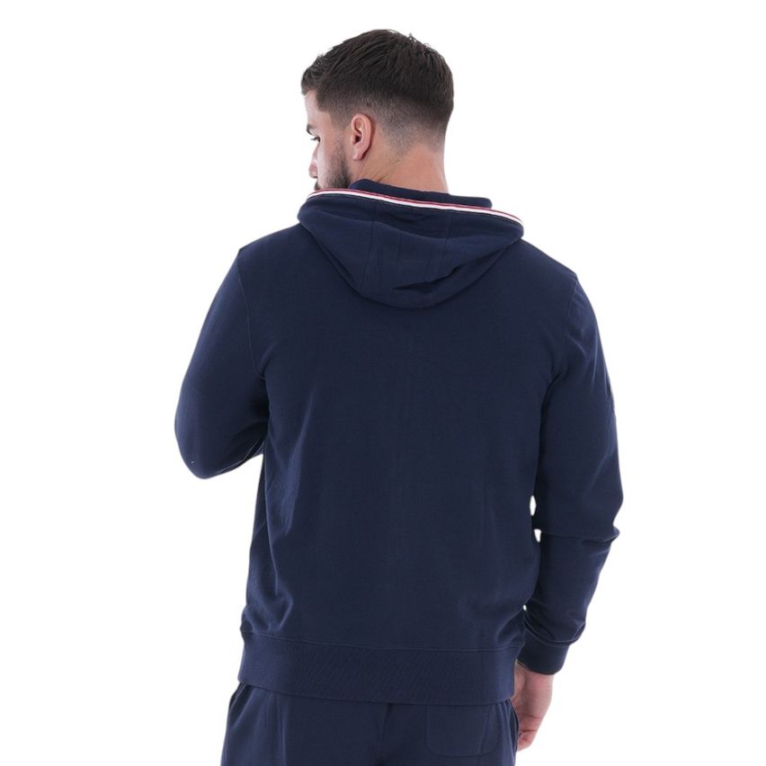 French Rugby Club Zip-Up Hoodie Navy Blue - Ruckfield