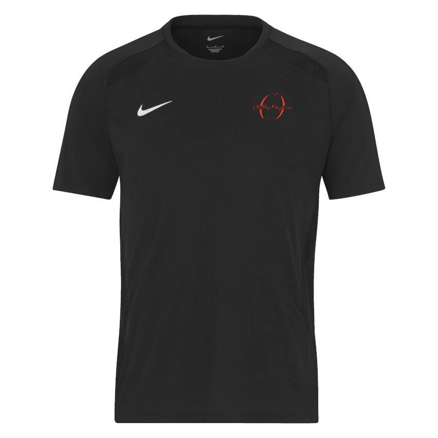 BADGE Short Sleeve Rugby Training T-Shirt Chilly-Mazarin Black - Nike