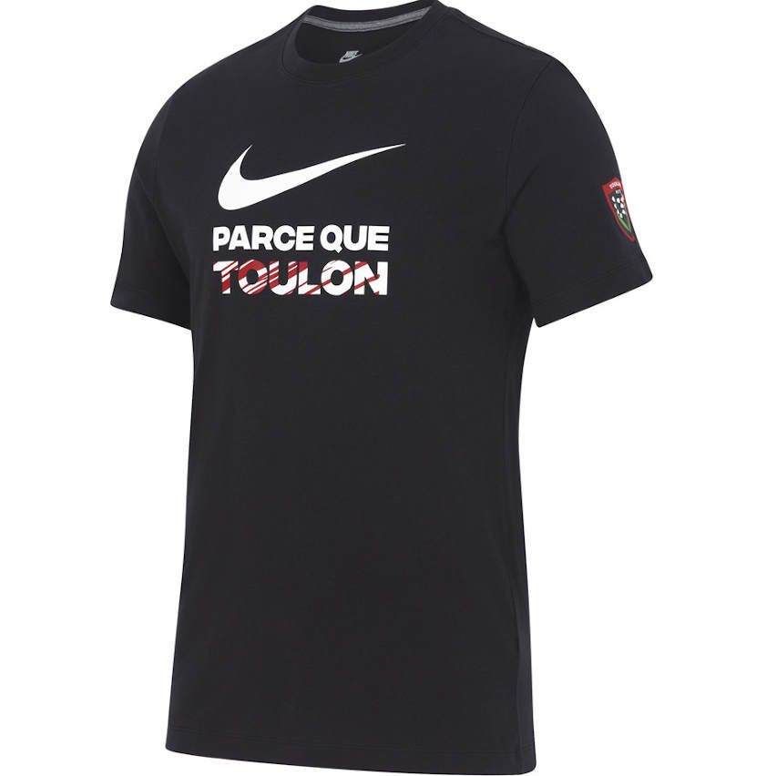 RC Toulon Graphic Rugby T-Shirt Black 2023/2024 - Nike