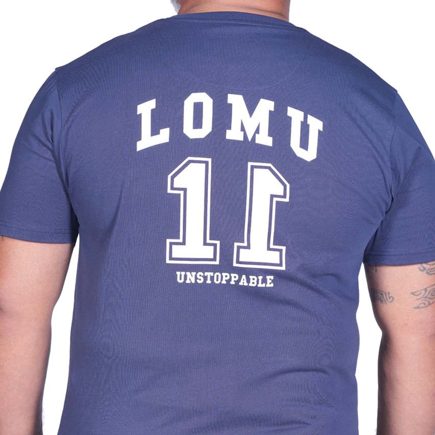 Jonah Lomu Navy Blue Rugby T-shirt - Ruckfield