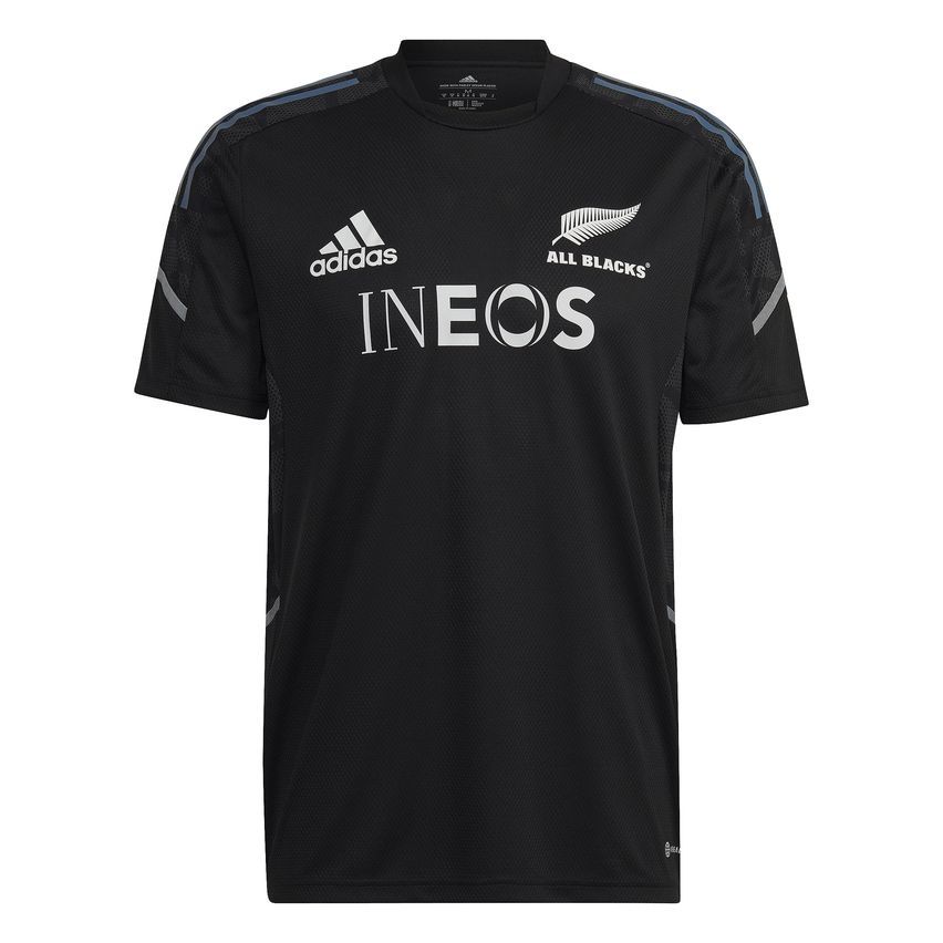 Rugby T shirt All Blacks Black Adidas boutique rugby