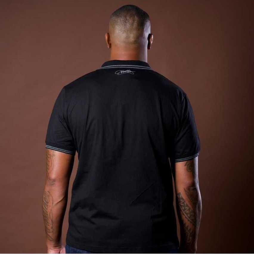Short Sleeve Black Instinct Rugby Polo - Rugby Religion