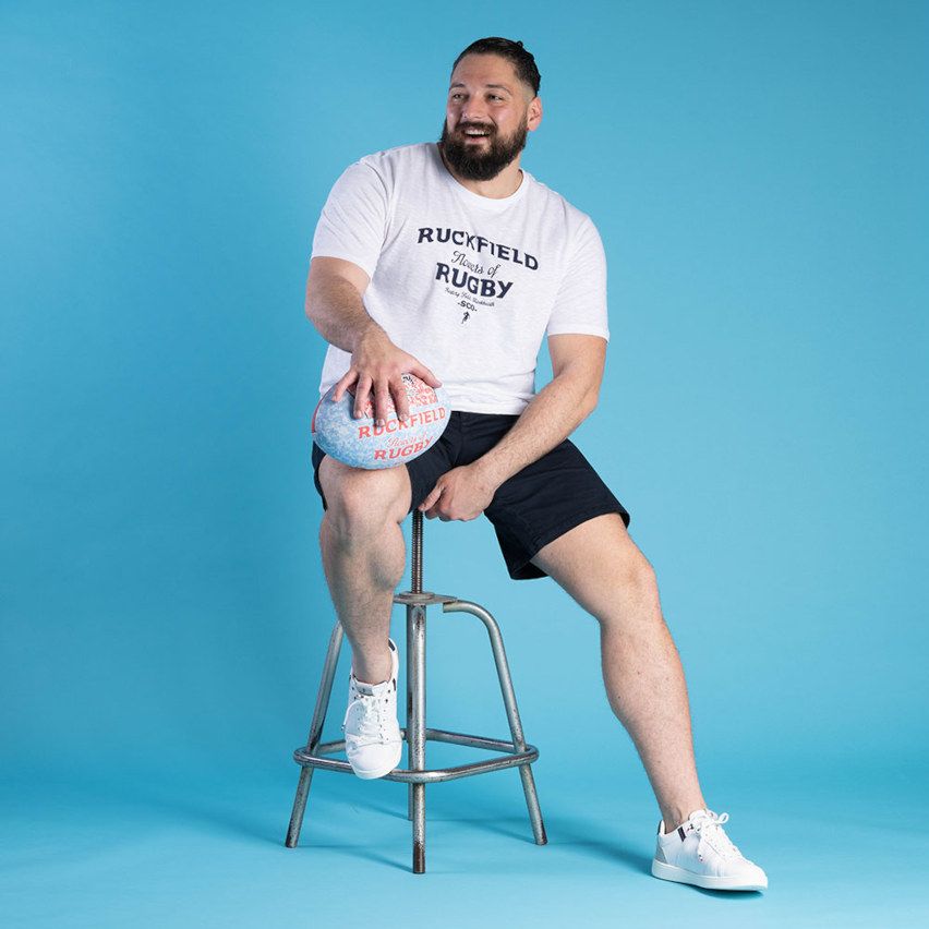 Short Sleeve Rugby T-shirt Flowers of Rugby White - Ruckfield