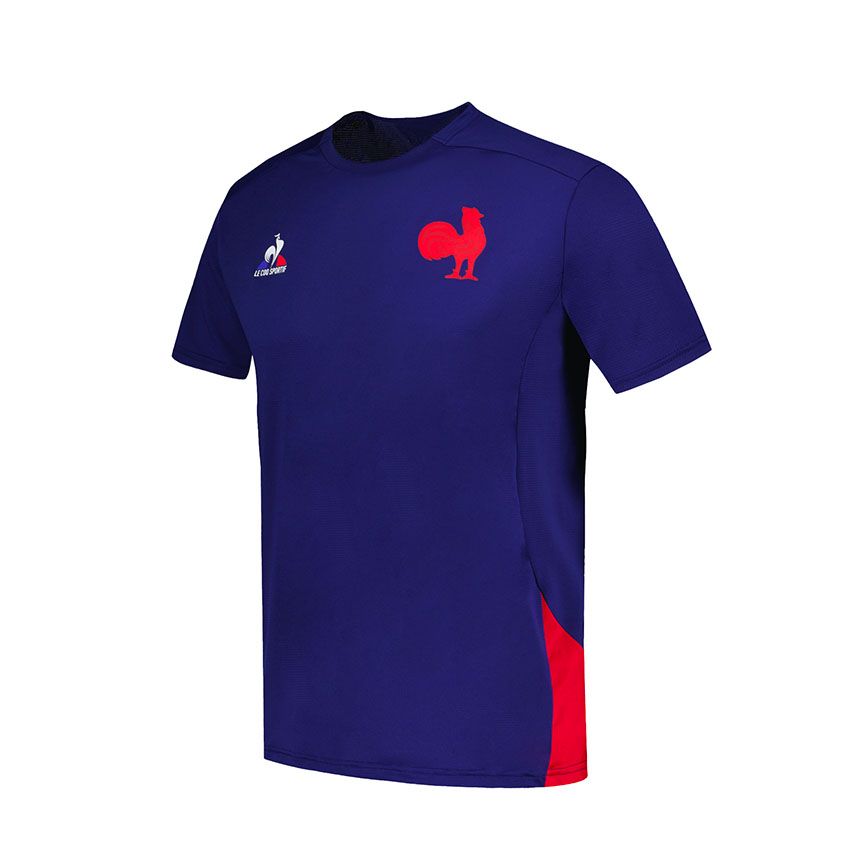Blue Youth Rugby Training Shirt - Le Coq Sportif