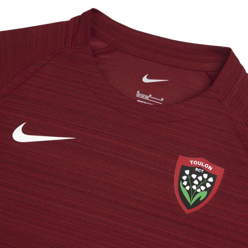 RC Toulon 2024/2025 Kids Rugby T-Shirt Red - Nike