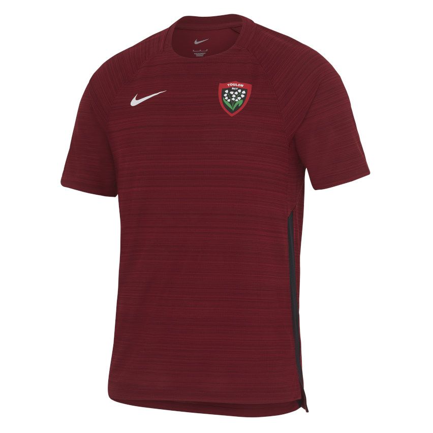 RC Toulon 2024/2025 Red Training Rugby T-Shirt - Nike