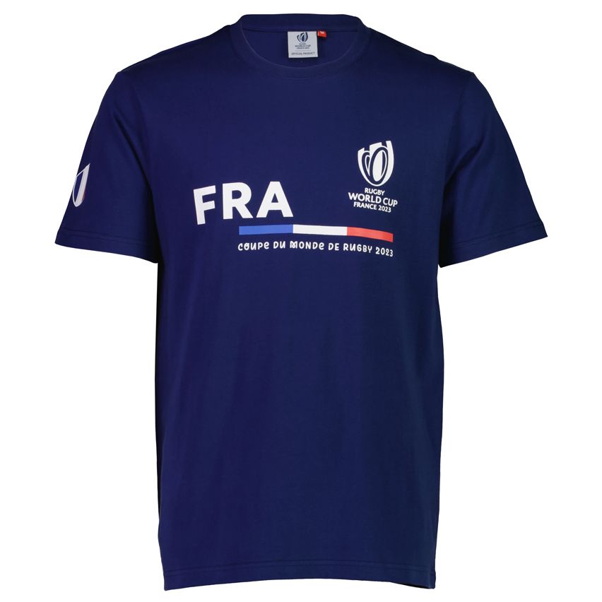 Rugby TShirt France World Cup 2023 Blue Sportfolio