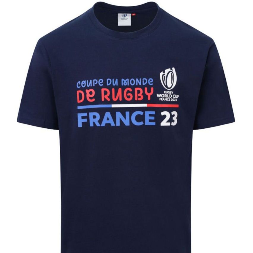 Camiseta Francia Copa del Mundo de Rugby Francia 2023 Azul - Sportfolio