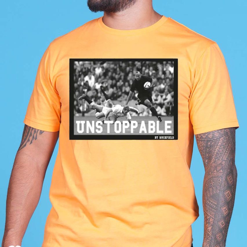 Rugby Serigraphed T-shirt Jonah Lomu Orange - Ruckfield