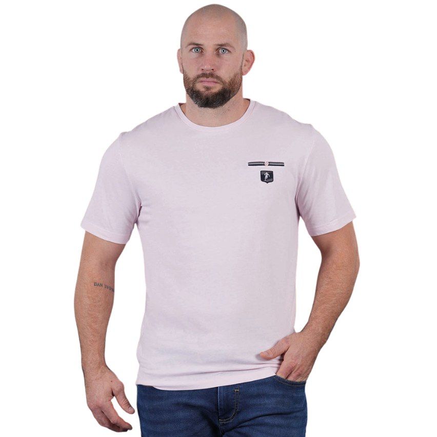 Rugby T-shirt Le Club Chabal Pink - Ruckfield