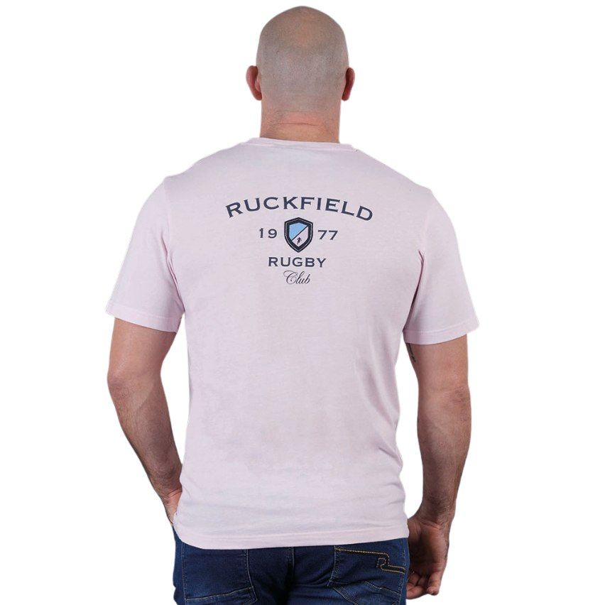Rugby T-shirt Le Club Chabal Pink - Ruckfield