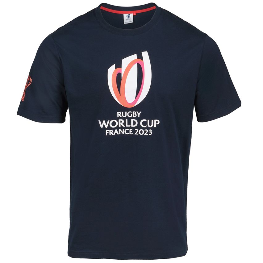 Rugby TShirt Logo Rugby World Cup France 2023 Blue Sportfolio