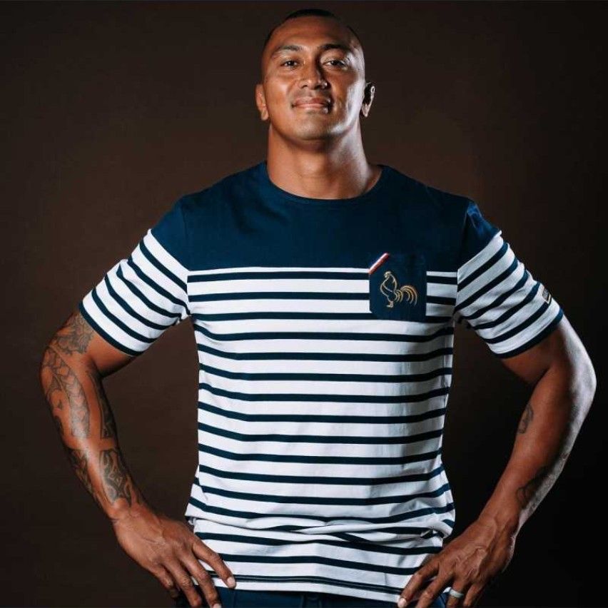 Rugby T-shirt Marinière - La Quai de Garonne - RELIGION RUGBY