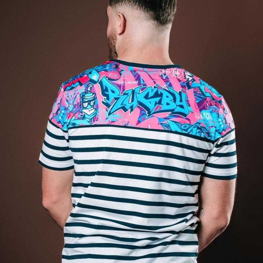Pink Art Sailor T-Shirt - RELIGION RUGBY