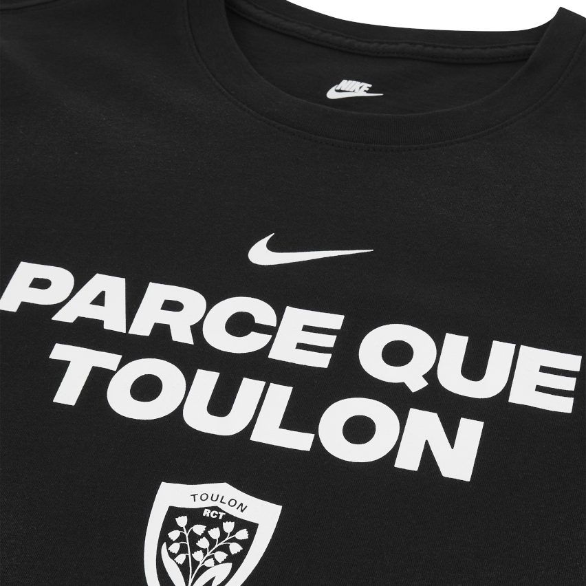 Rugby T-Shirt RC Toulon 2024/2025 Black - Nike