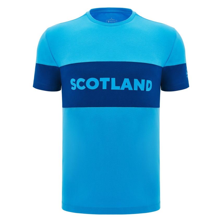 Scotland Rugby T-shirt 2024/2025 Blue - Macron