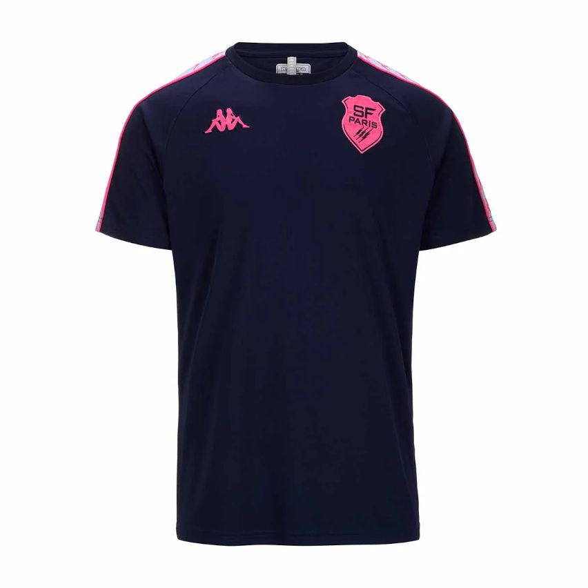 Rugby T-shirt 222 Banda Coeny Stade Français Paris 2024/2025 Blue - Kappa
