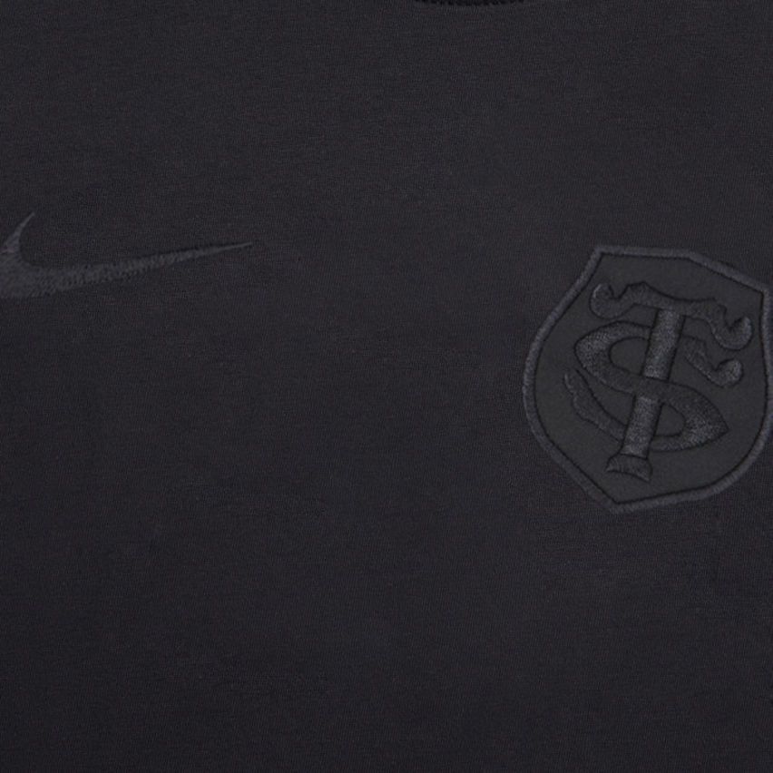 Stade Toulousain Heritage Black Rugby T-Shirt 2023/2024 - Nike