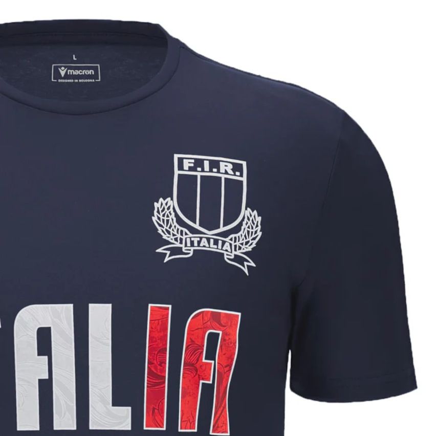 Italy 2024/2025 Rugby Supporter T-Shirt - Macron