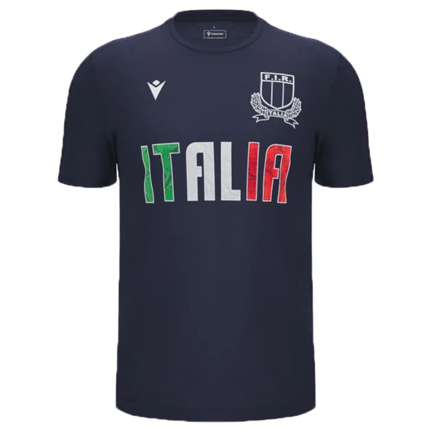 Italy 2024/2025 Rugby Supporter T-Shirt - Macron
