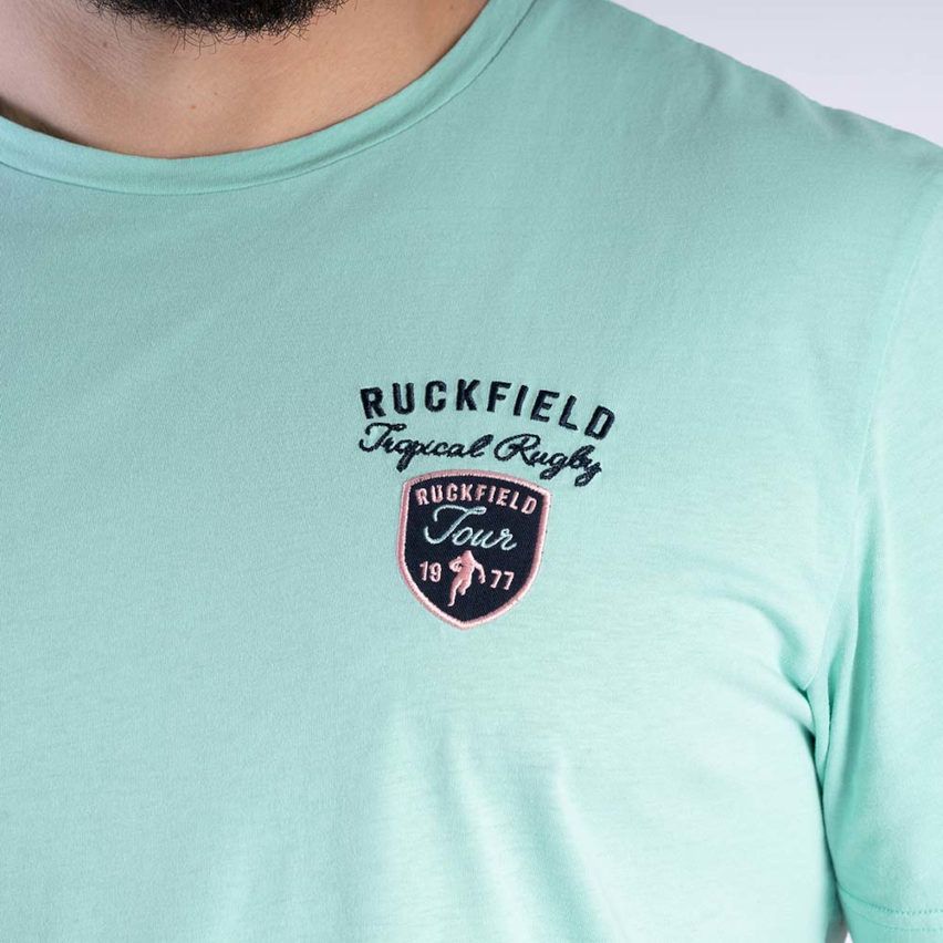 Tropical Water Green Rugby T-shirt - Ruckfield