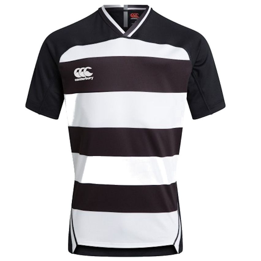 Vapodri Rugby Jersey Black White – Canterbury