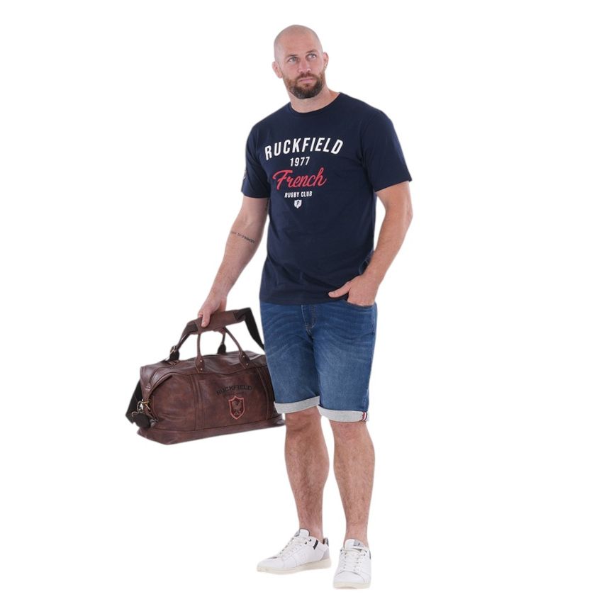 French Rugby Club Short Sleeve T-Shirt Navy - Ruckfield
