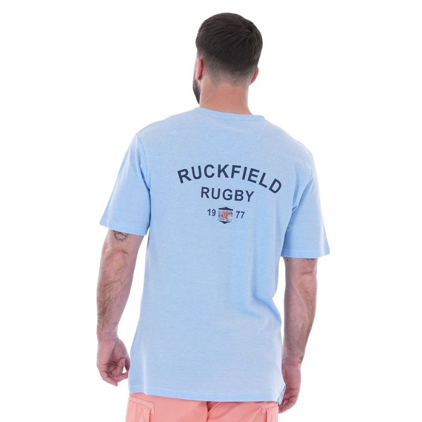 Kashmir Light Blue Rugby T-Shirt - Ruckfield