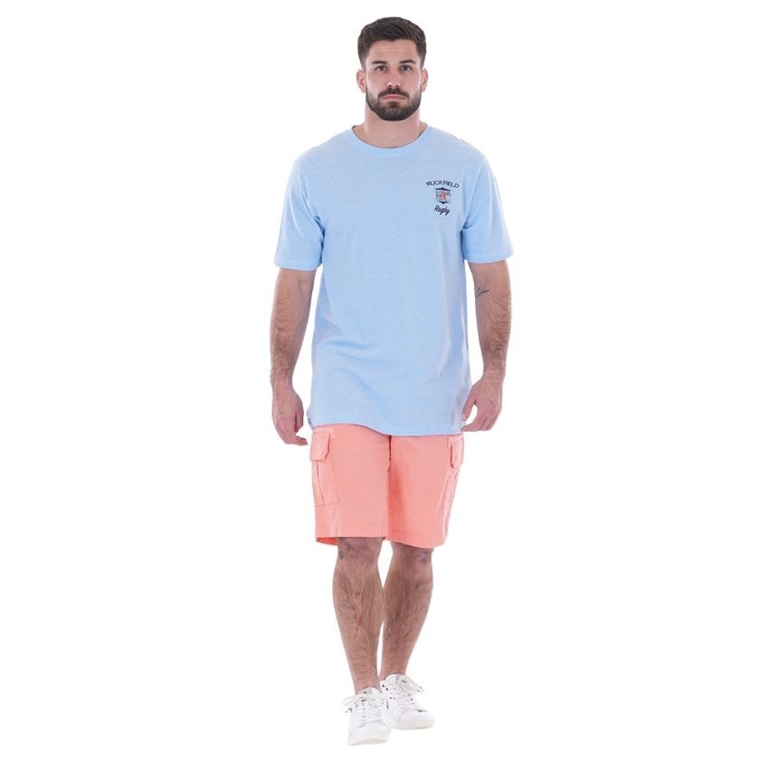 Kashmir Light Blue Rugby T-Shirt - Ruckfield