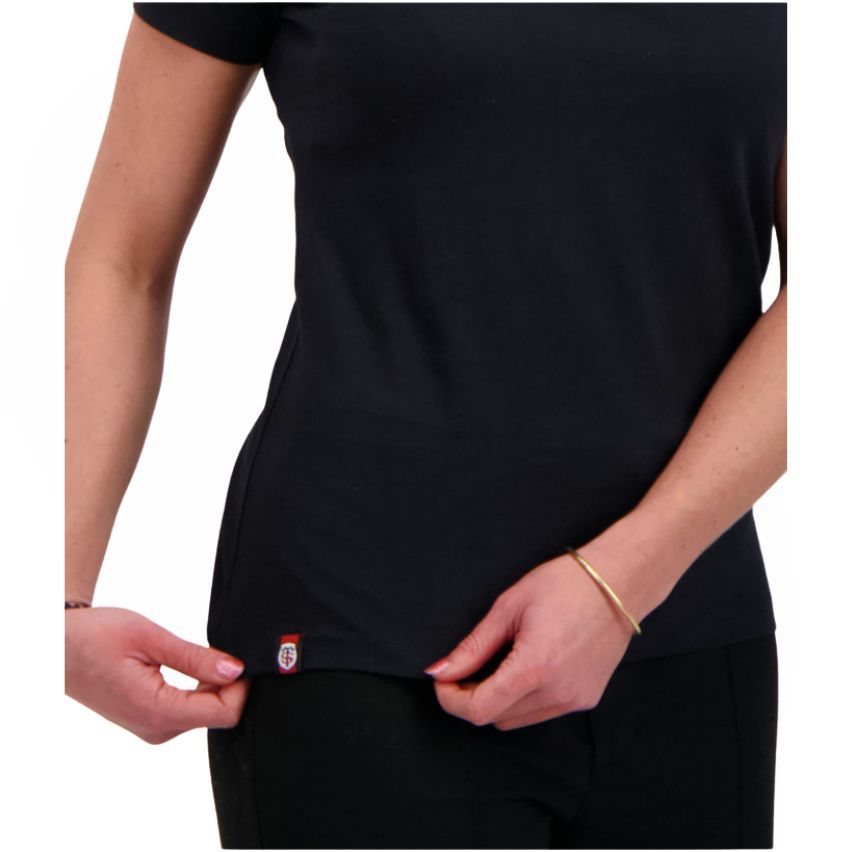 Women's Premium Rugby T-shirt Stade Toulousain 2025/2026 Black - Stade Toulousain