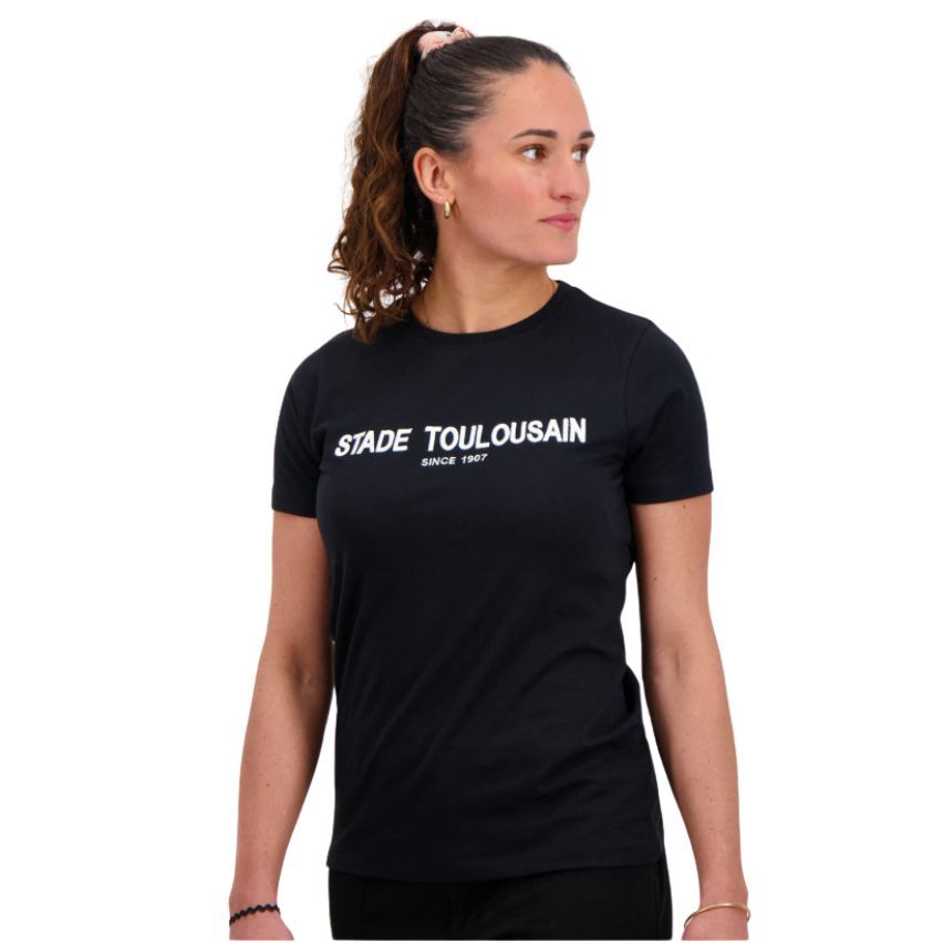 Women's Premium Rugby T-shirt Stade Toulousain 2025/2026 Black - Stade Toulousain